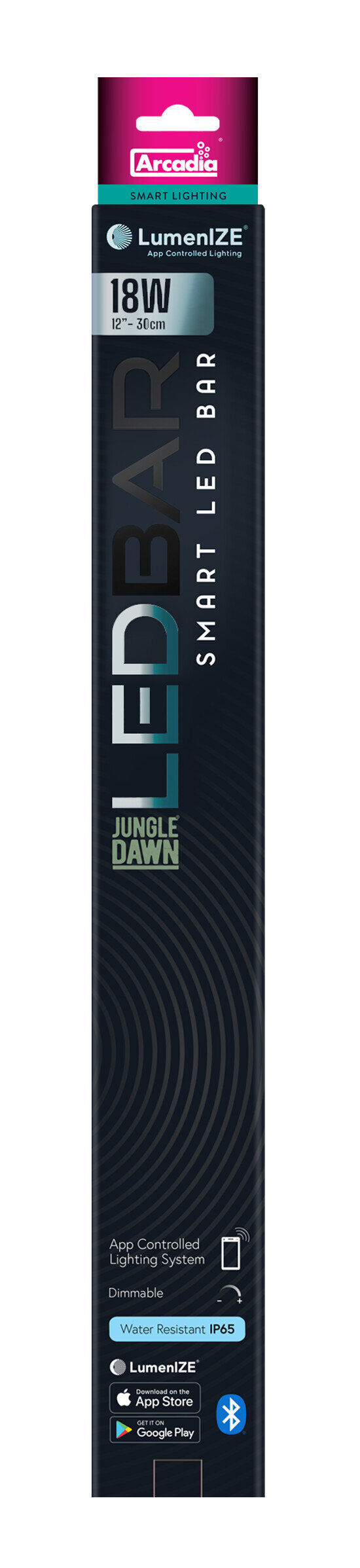 Arcadia - Luminaire Jungle Dawn Led Bar 290mm 18 Watt - R&eacute;ptiles Image num&eacute;ro 2