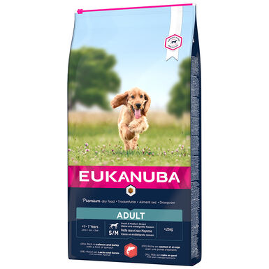 Eukanuba - Croquettes Chien Adulte Pour Petite et Moyenne Race Saumon & Orge