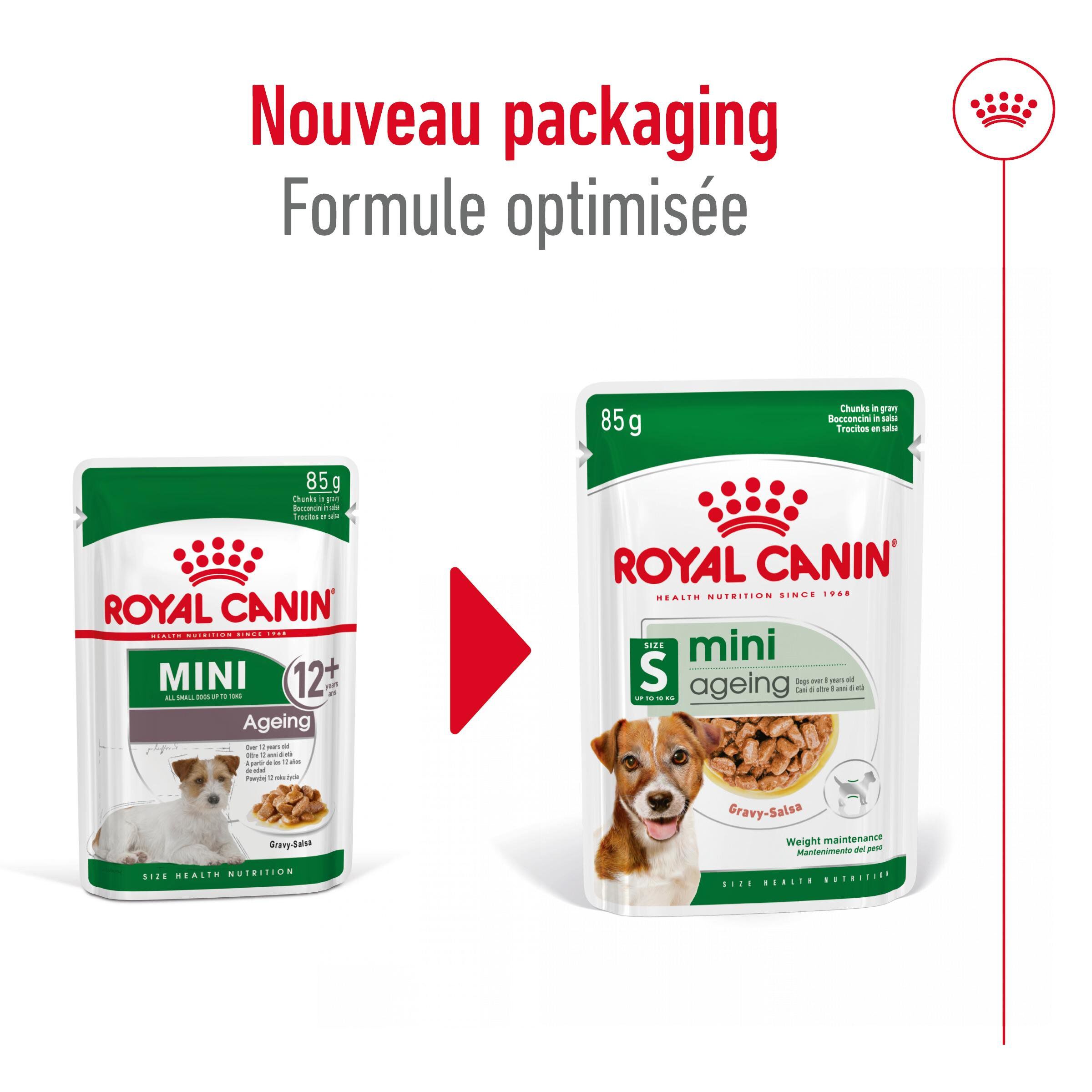 Royal Canin - Sachets Mini Ageing 12+ en Sauce pour Chien - 12X85g Image num&eacute;ro 9