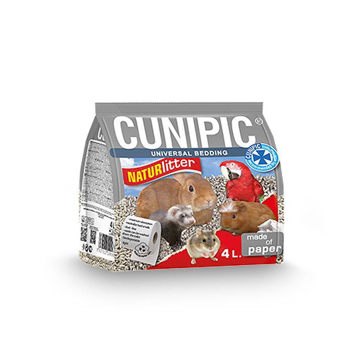 Cunipic - Liti&egrave;re en Papier Naturlitter pour Rongeurs  - 4L Image num&eacute;ro 1