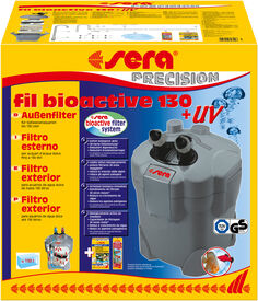 Sera - Filtre Extérieur Fil Bioactive 130 UV jusqu'à 130L pour Aquarium d'Eau Douce