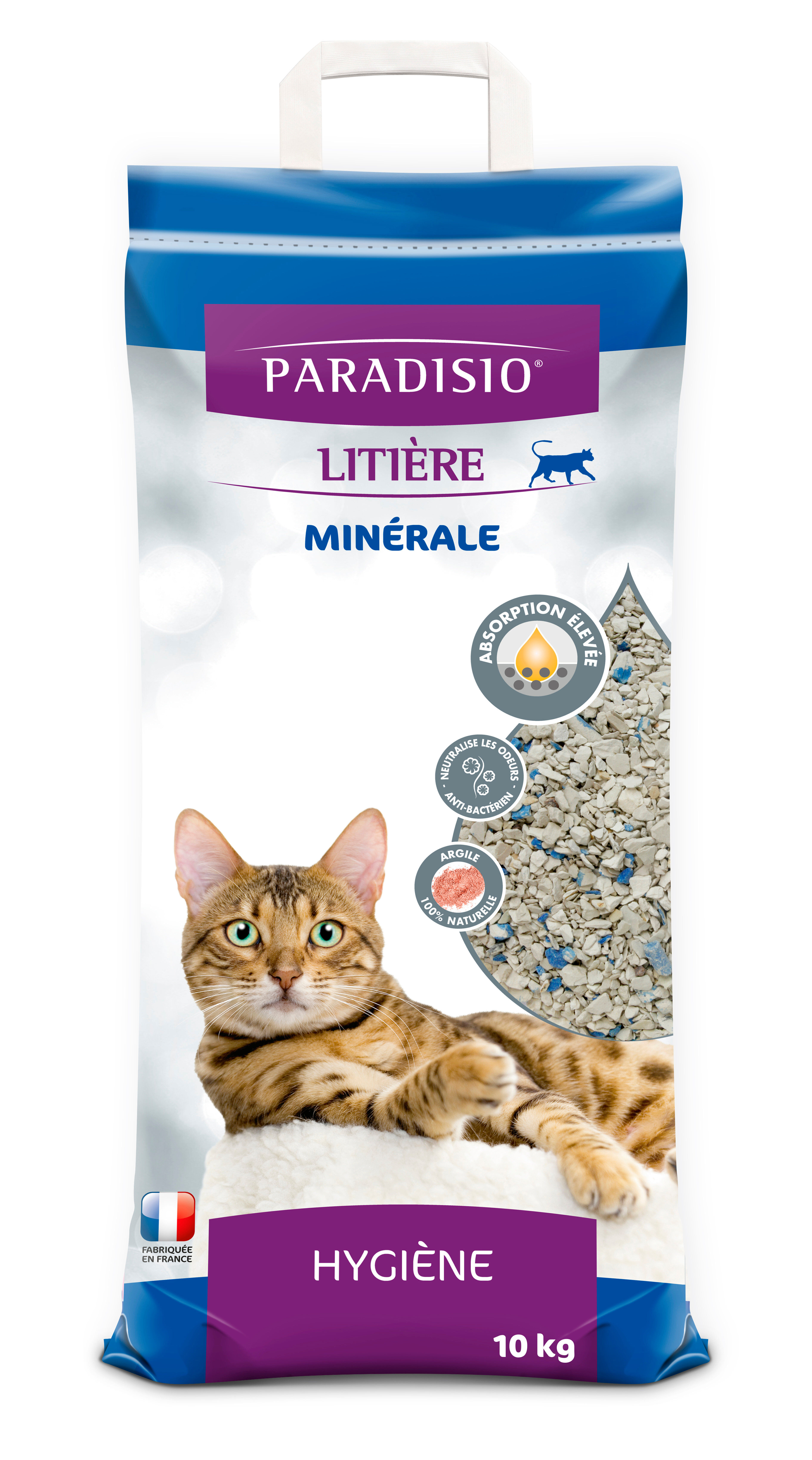 Paradisio - Liti&egrave;re Min&eacute;rale pour Chat - 10Kg Image num&eacute;ro 1