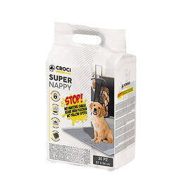 Croci - Tapis Hygiénique Super Nappy Charbon Actif pour Chiot