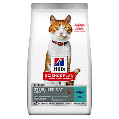 Hill's - Feline Young Sterilised Cat Adult Thon pour Chat
