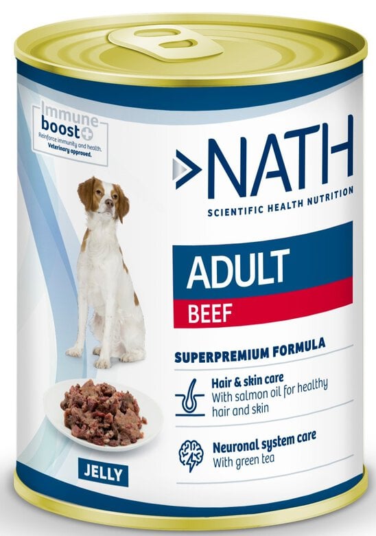 Nath - Patée au Bœuf pour Chiens - 400g Image numéro 1 Nath - Patée au Bœuf pour Chiens - 400g Image numéro 1