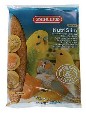 Zolux - Friandises Nutrislim Nature pour Oiseaux - 3x20g