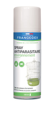 Francodex - Spray Séribombe élimine les Poux et Acariens pour Cages et Volières - 150ml