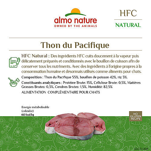 Almo Nature - P&acirc;t&eacute;e Hfc Natural Thon Du Pacifique - 150g Image num&eacute;ro 3