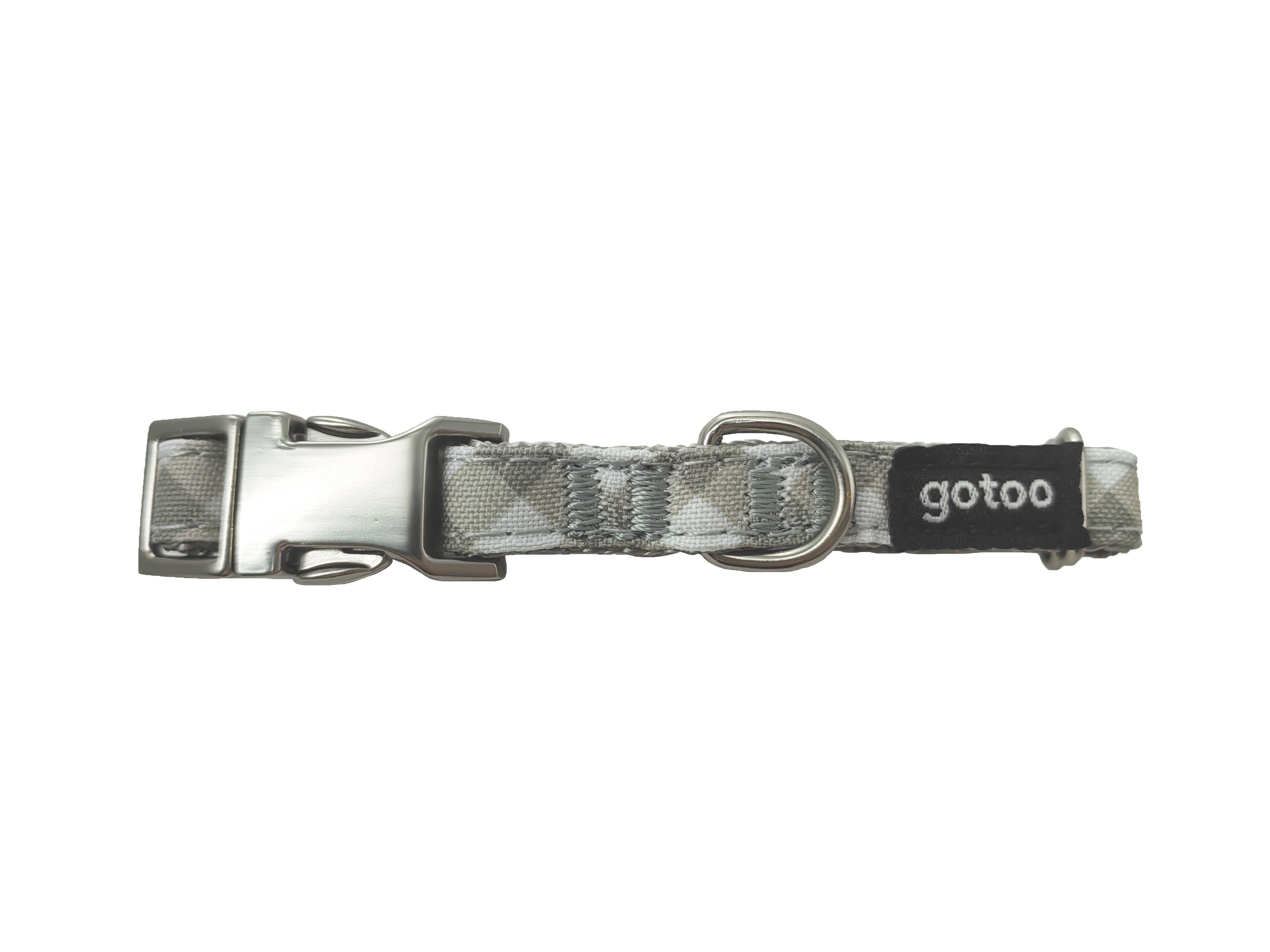 Gotoo - Collier Vichy Gris pour Chien - XXS Image num&eacute;ro 1