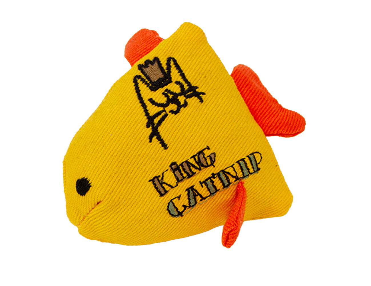 King Catnip - Jouet Poisson Dor&eacute; avec Herbe &agrave; Chat - 11,5cm Image num&eacute;ro 1