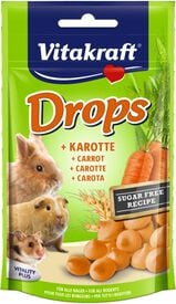 Vitakraft - Friandises Drops Carotte pour Rongeurs - 75g