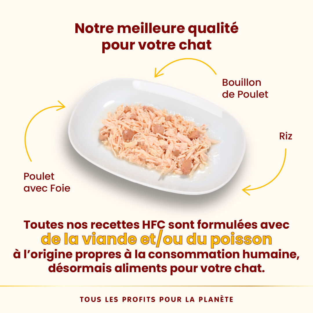 Almo Nature - P&acirc;t&eacute;e en Bo&icirc;te HFC Natural Poulet avec Foie pour Chat - 70g Image num&eacute;ro 4