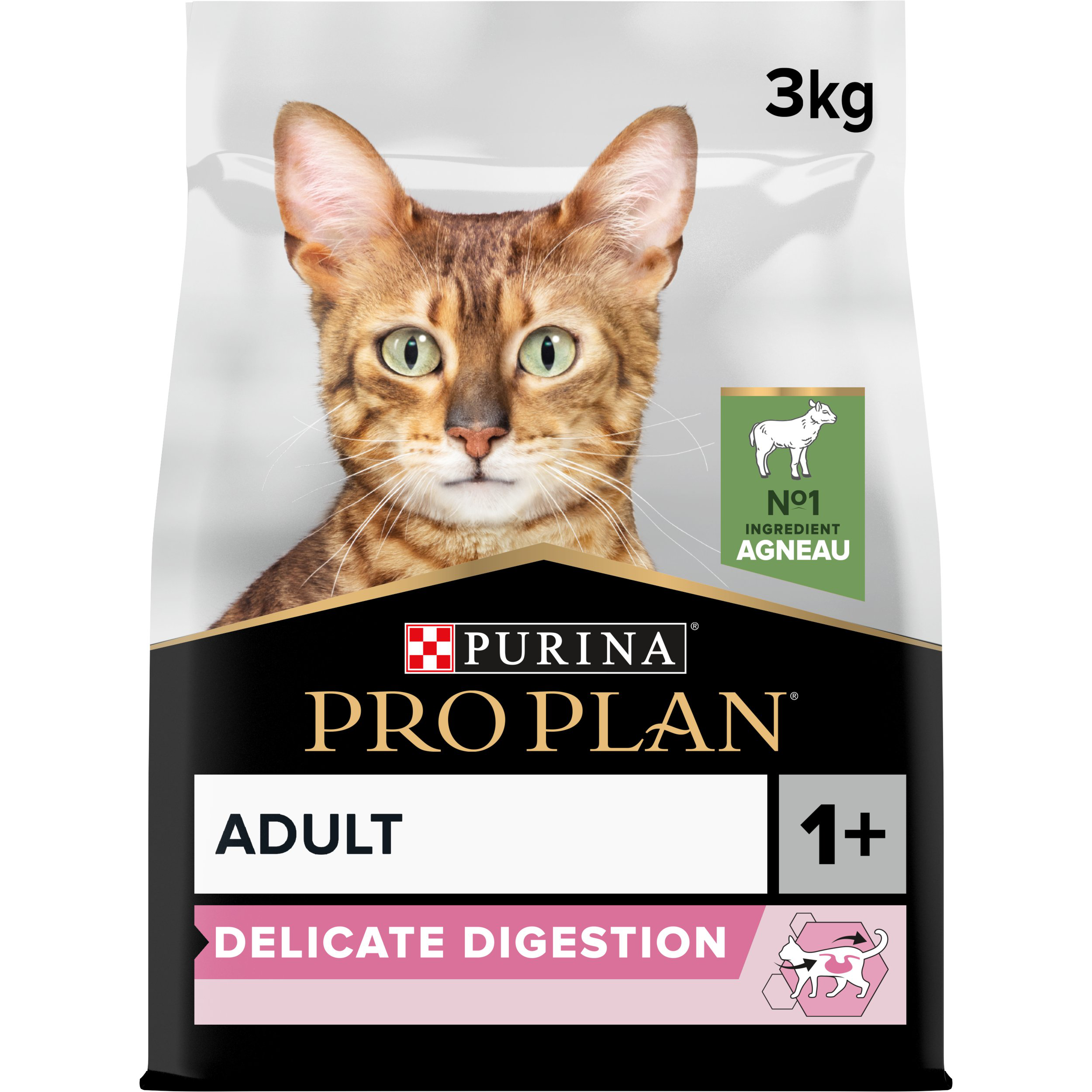 Pro Plan - Croquettes OPTIRENAL Delicate Agneau pour Chat - 3Kg Image num&eacute;ro 5