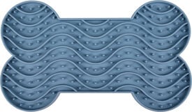 Flamingo - Tapis à Lécher Yummee Os Pétrol pour Chiens