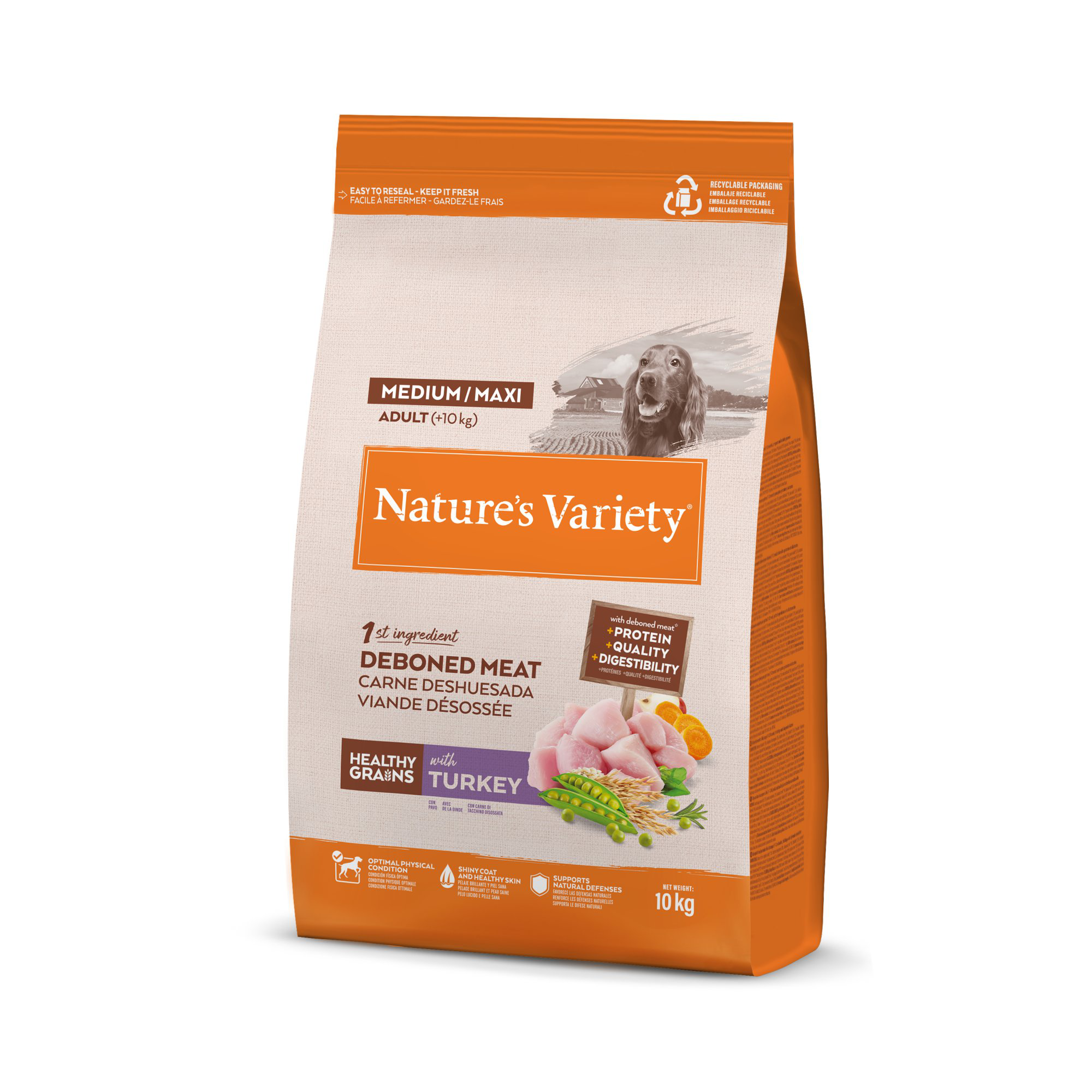 Nature's Variety - Croquettes Healthy Grains Adulte Dinde Pour Chiens - 10kg Image num&eacute;ro 7