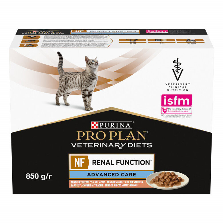 Pro Plan - Sachets Veterinary Diet Renal Function Advanced Care Saumon pour Chats - 10x85g image number null