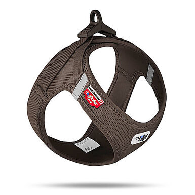 Curli - Harnais Veste Boucle Curli Clasp Marron pour Chien - XL