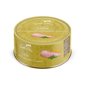 Terra Felis - Aliment Naturel au Lapin pour Chats - 80g