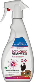 Francodex - Spray Ecto Choc Parasites Duo pour Basse-cour - 750ml