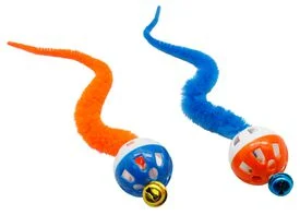 Anka - Jouet Balle Plastique et Serpentin pour Chat - 21cm Anka - Jouet Balle Plastique et Serpentin pour Chat - 21cm