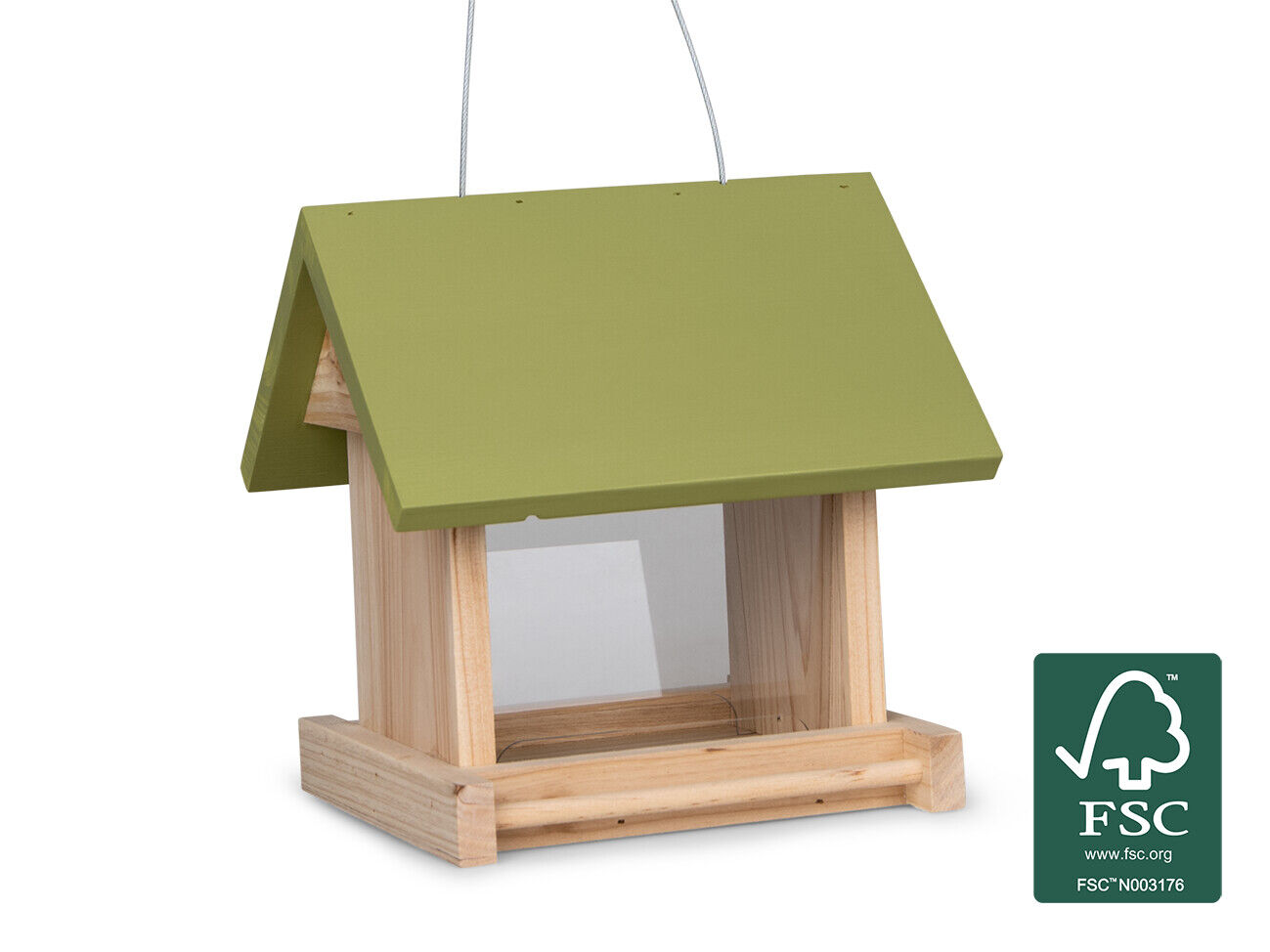 Emma's Garden - Mangeoire Lidis FSC pour Oiseaux des Jardins - 20cm Image num&eacute;ro 1