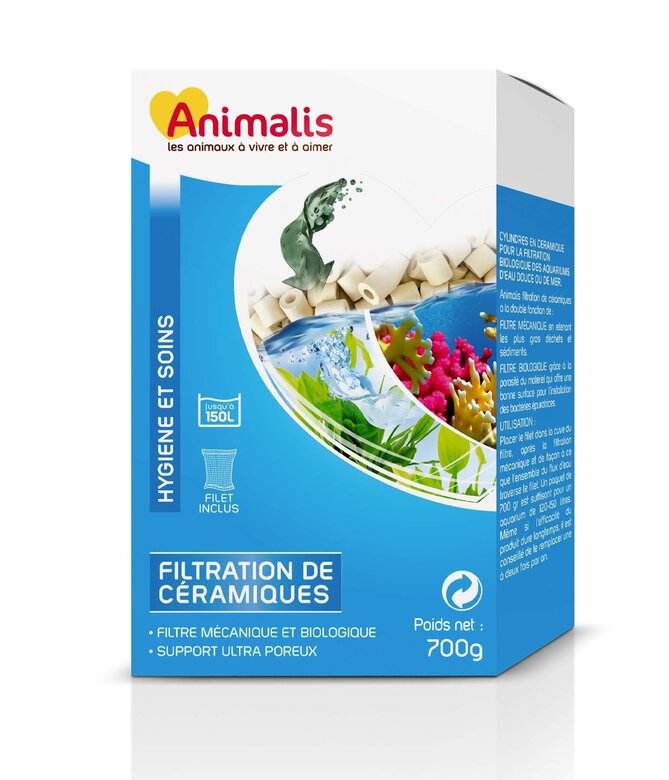 Animalis - Filtration de Céramique pour Aquarium - 700g Image numéro 1 Animalis - Filtration de Céramique pour Aquarium - 700g Image numéro 1