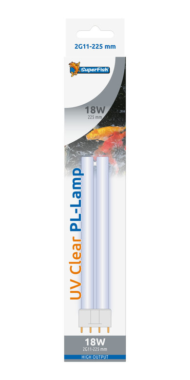 Superfish - Lampe UV PL 18W 2G11225MM pour Bassin Image numéro 1 Superfish - Lampe UV PL 18W 2G11225MM pour Bassin Image numéro 1