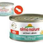 Almo Nature - Pâtée en Boîte HFC Jelly Truite et Thon pour Chat - 70g image number null