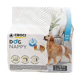 Croci - Couche Dog Nappy L pour Chien