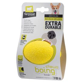 Ferplast - Balle Rugby Chewa Boing Jaune pour Chiens - L
