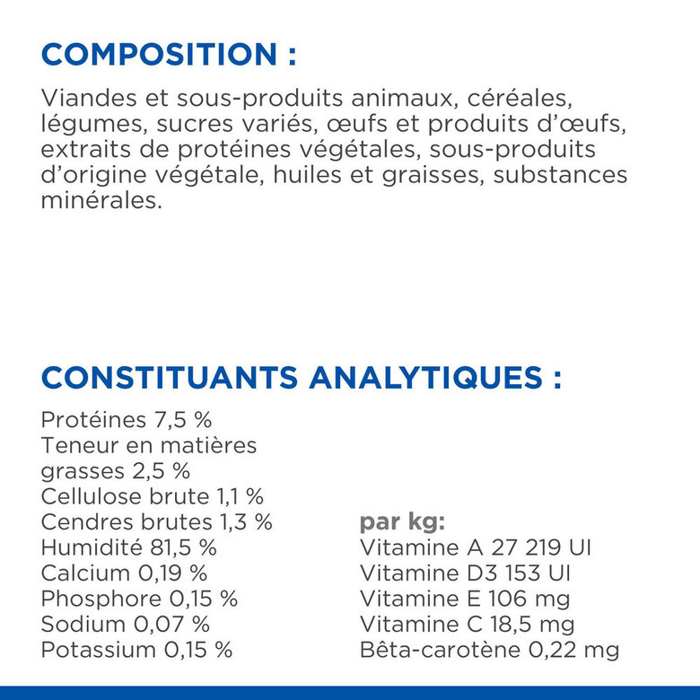 Hill's Science Plan - Sterilised Cat Multipack 12 Sachets Repas Pour Chat Stérilisé 4 Saveurs -12x85g Image numéro 8 Hill's Science Plan - Sterilised Cat Multipack 12 Sachets Repas Pour Chat Stérilisé 4 Saveurs -12x85g Image numéro 8