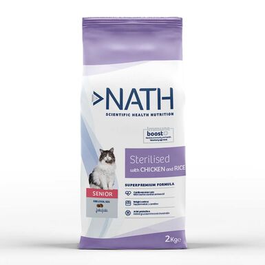 Nath - Croquettes pour Chat Senior Stérilisé - 2Kg