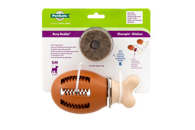 PetSafe - Jouet Pilon de Poulet Chompin' Chicken pour Chiens - S/M