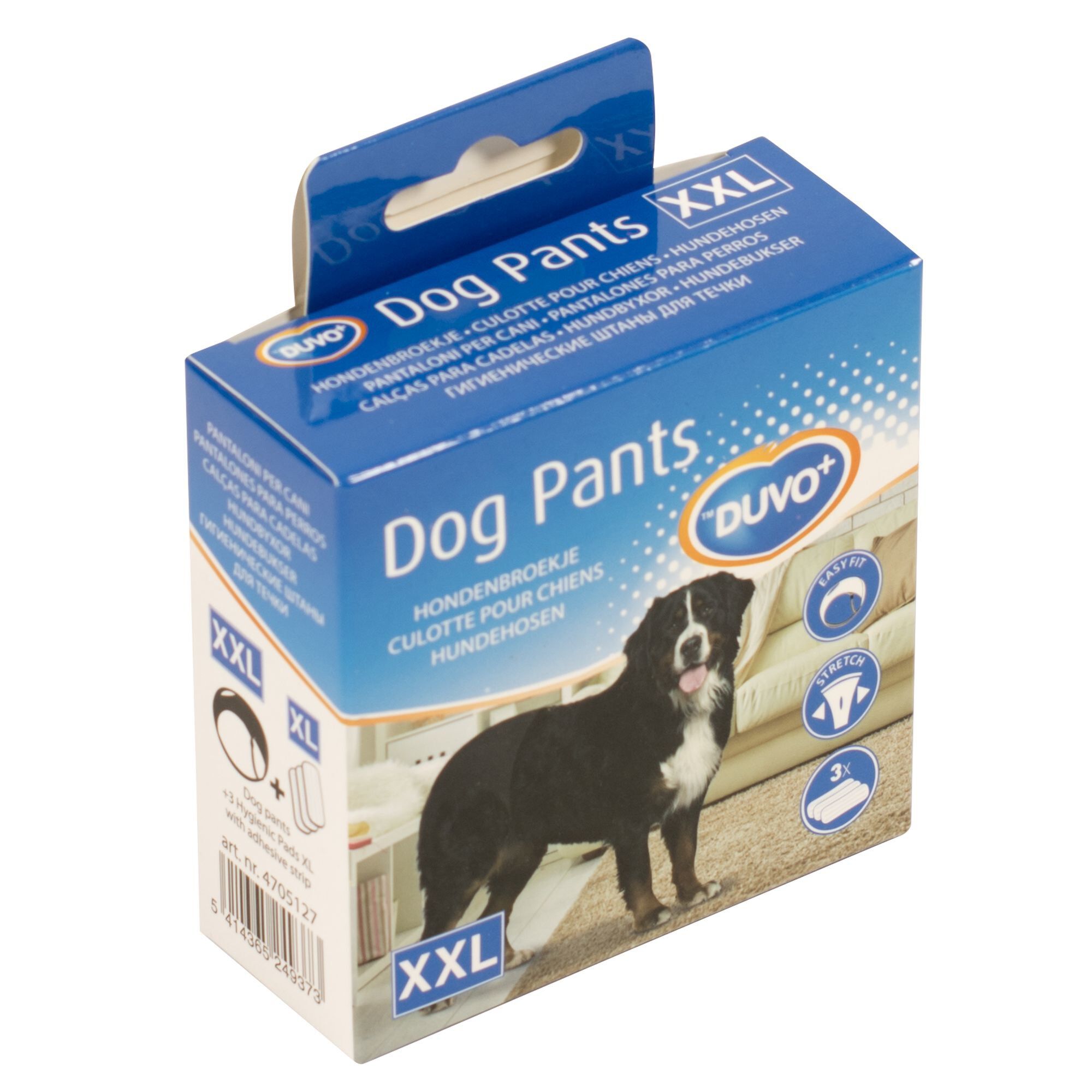 Duvoplus - Culotte Hygi&eacute;nique Noir pour Chien - XXL Image num&eacute;ro 1