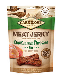 Carnilove - Jerky Barre Protéinée Poulet Faisan - 100g