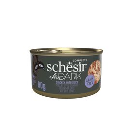 Schesir - Filet De Poulet et Canard En Bouillon After Dark Pour Chats - 80g
