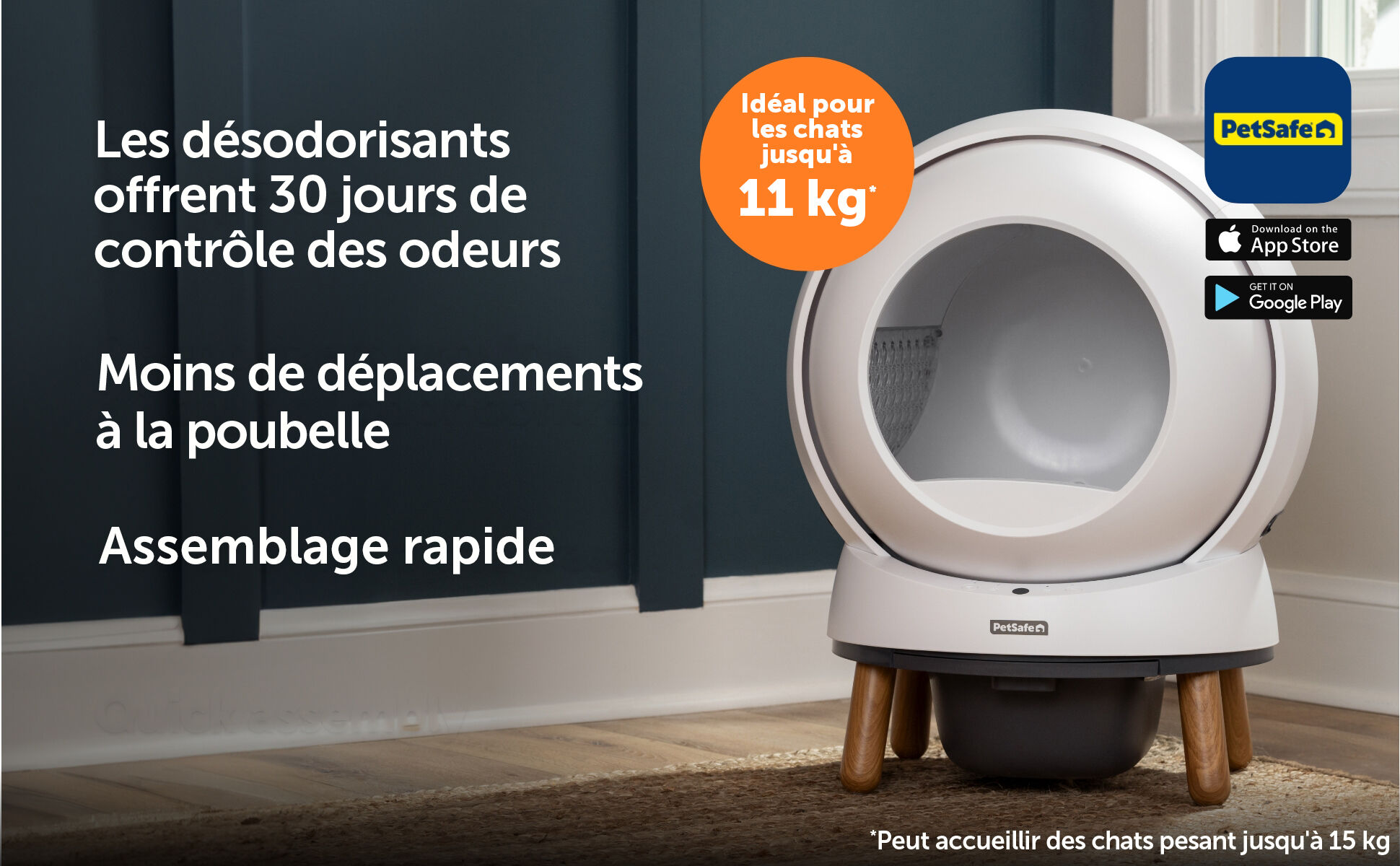 PetSafe - Liti&egrave;re Auto-Nettoyante Smart Spin pour Chats - Blanc Image num&eacute;ro 15