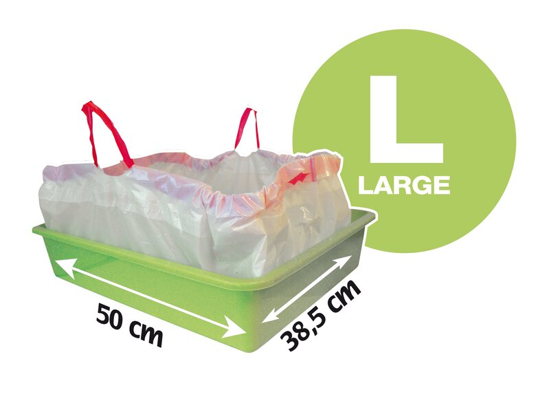 Tyrol - Sacs avec Poignée Parfum Lavande L pour Bac à Litière - x8 Image numéro 2 Tyrol - Sacs avec Poignée Parfum Lavande L pour Bac à Litière - x8 Image numéro 2