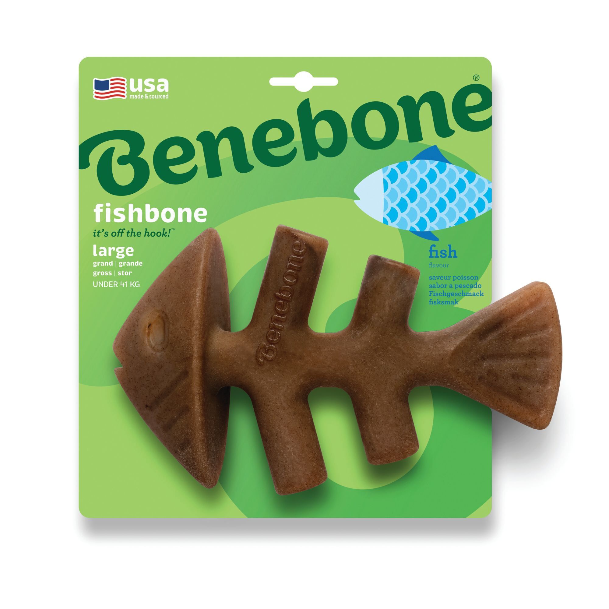 Benebone - Jouet Os A Macher Fishbone - L Image num&eacute;ro 1