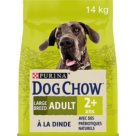 Dog Chow - Chien Adult Large Breed avec de la Dinde - 14 Kg