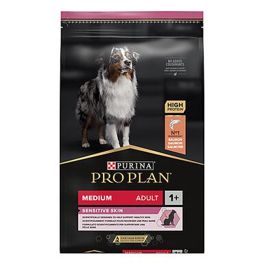 Pro Plan - Croquettes Medium Sensitive Skin Saumon pour Chien