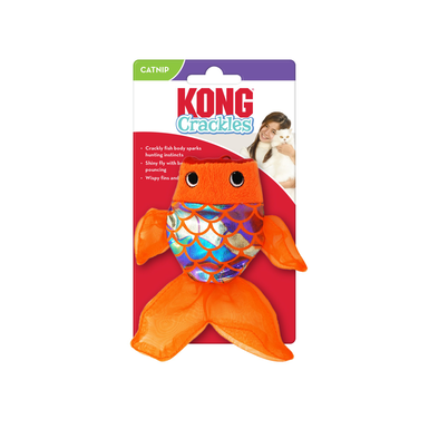 KONG - Jouet Crackles Poisson pour Chats
