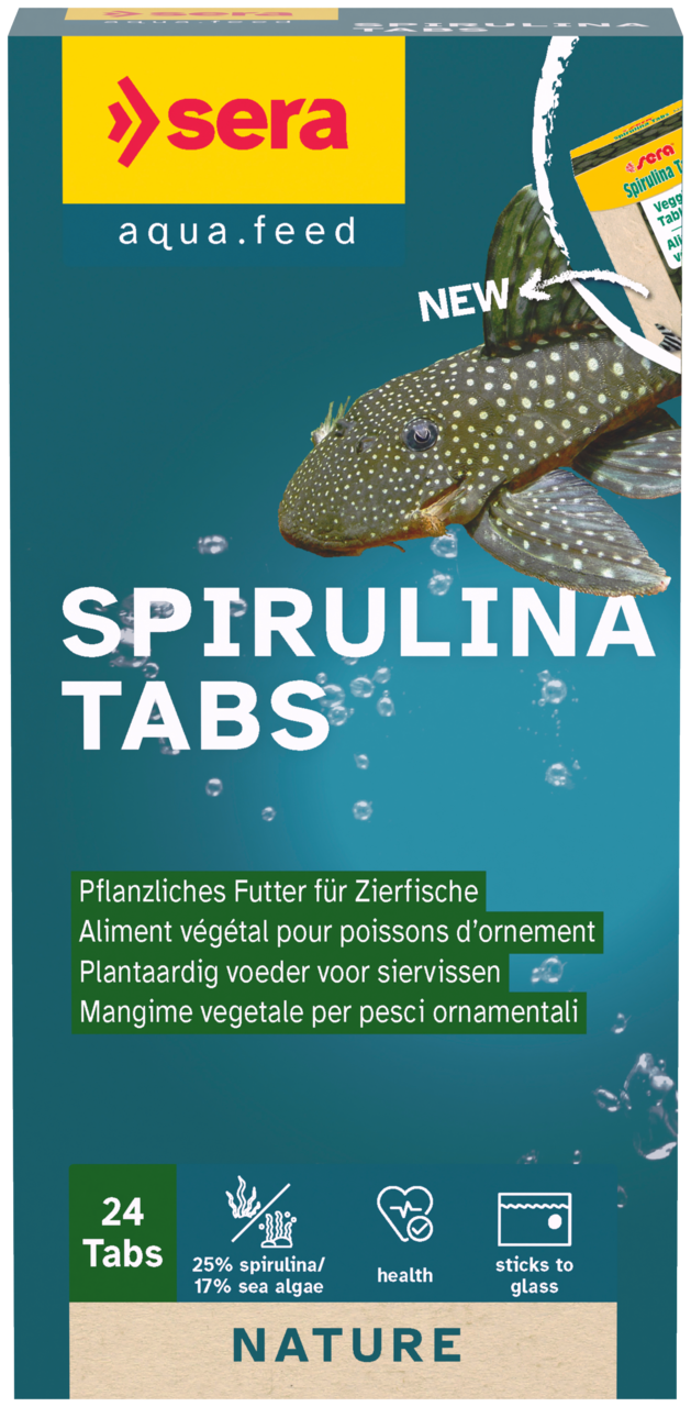 Sera - Pastilles V&eacute;g&eacute;tales Spirulina Tabs pour Poissons d'Ornement - x24 Image num&eacute;ro 2