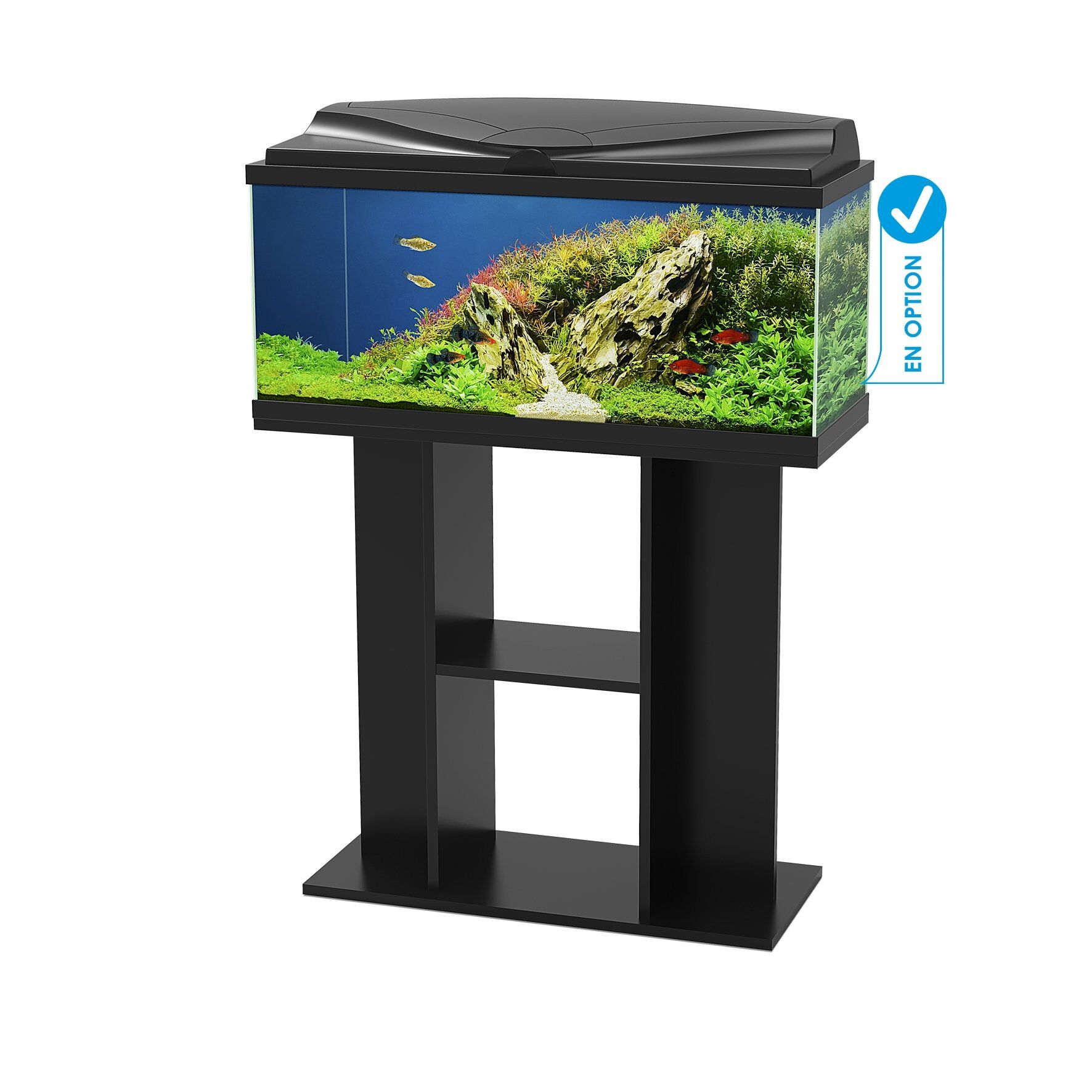 Ciano - Aquarium 80 LED Noir - 80X30X41,5CM Image num&eacute;ro 6