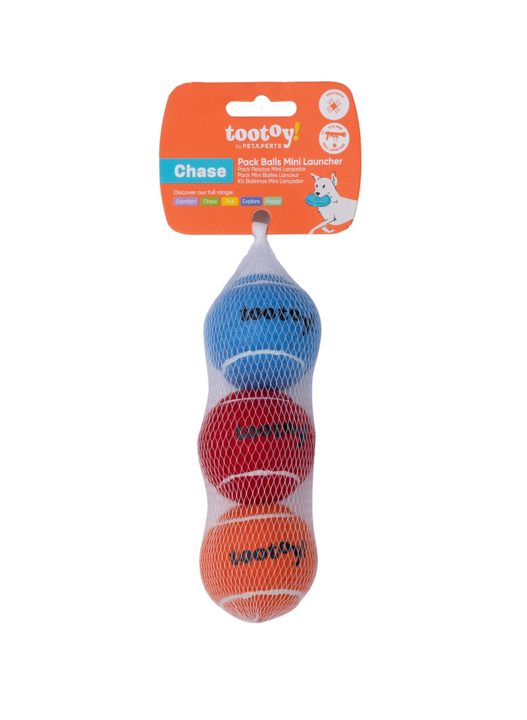 Tootoy - Balles de Tennis pour Chiens - x3 Image num&eacute;ro 1