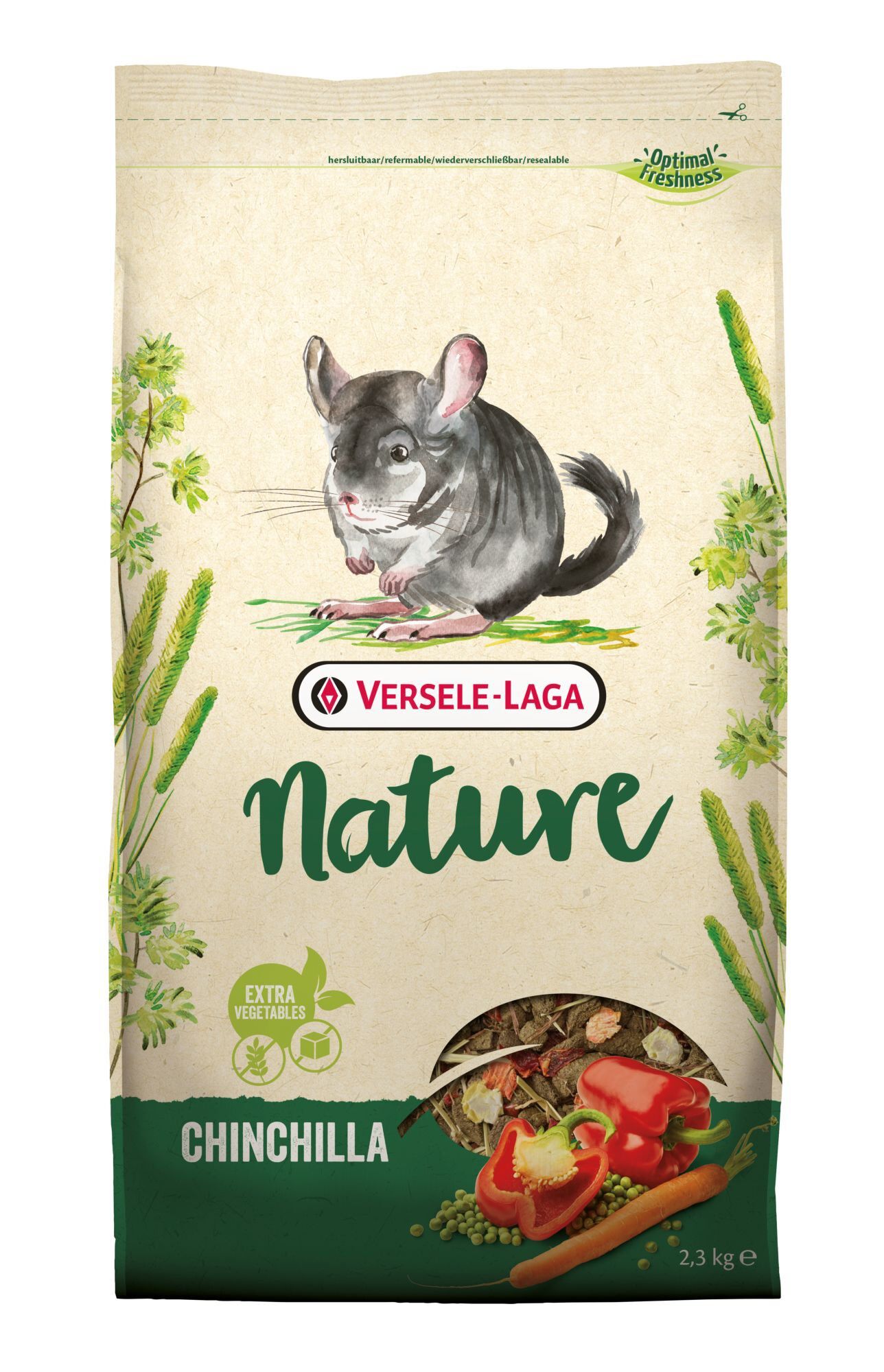 Versele Laga - Aliment NATURE pour Chinchilla - 2,3Kg Image num&eacute;ro 1
