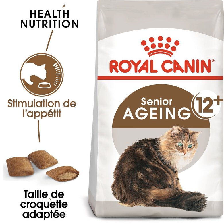 Royal Canin - Croquettes Ageing +12 pour Chat Senior - 4Kg Image numéro 2 Royal Canin - Croquettes Ageing +12 pour Chat Senior - 4Kg Image numéro 2