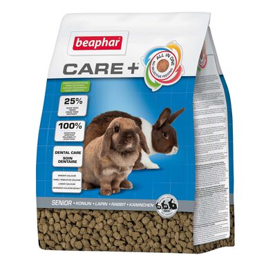 Beaphar - CARE+ alimentation premium complète extrudée All-in-one pour lapin senior - 1.5 kg