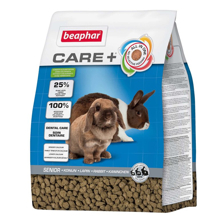 Beaphar - CARE+ alimentation premium complète extrudée All-in-one pour lapin senior - 1.5 kg image number null