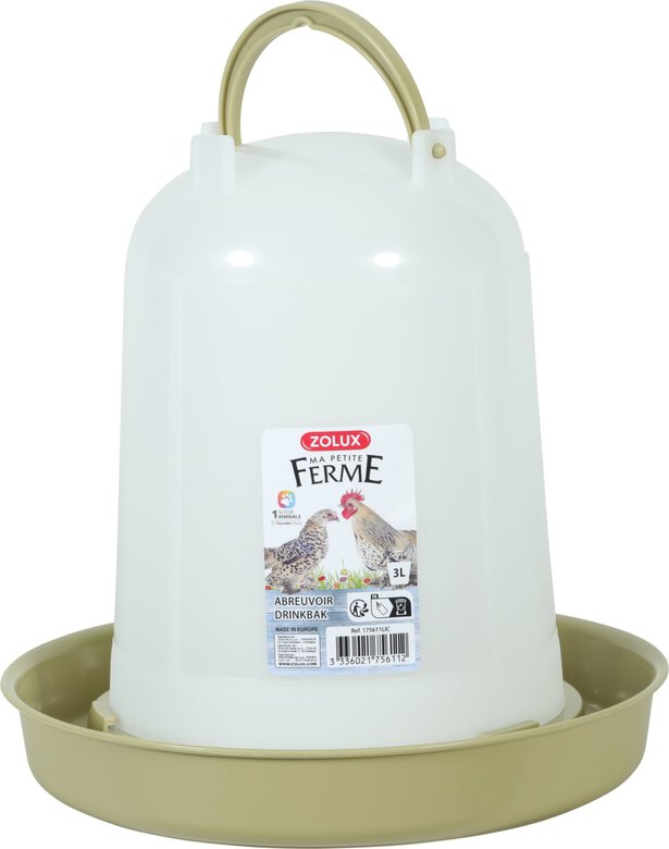 Zolux - Abreuvoir Lichen pour Basse Cour - 3L Image numéro 1 Zolux - Abreuvoir Lichen pour Basse Cour - 3L Image numéro 1